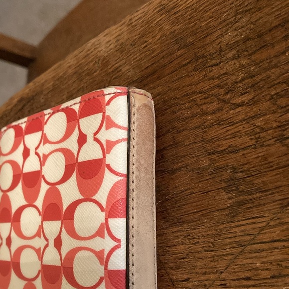 Coach Signature Zip Accordion Wallet Vintage - Picture 7 of 7